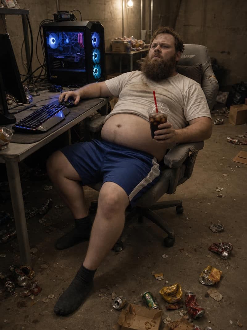 Basement Gamer example greeting card