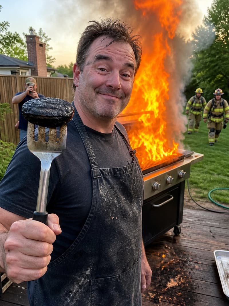 Grill Inferno example greeting card