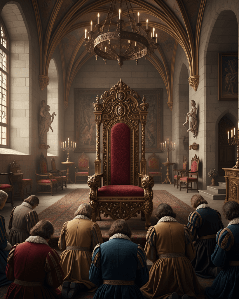 King/Queen Throne template preview